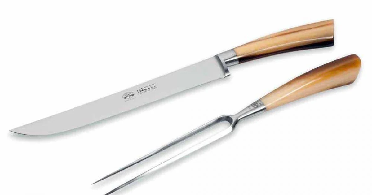 Coltello da Arrosto e Forchettone, Berti in Esclusiva per Viadurini - Careno