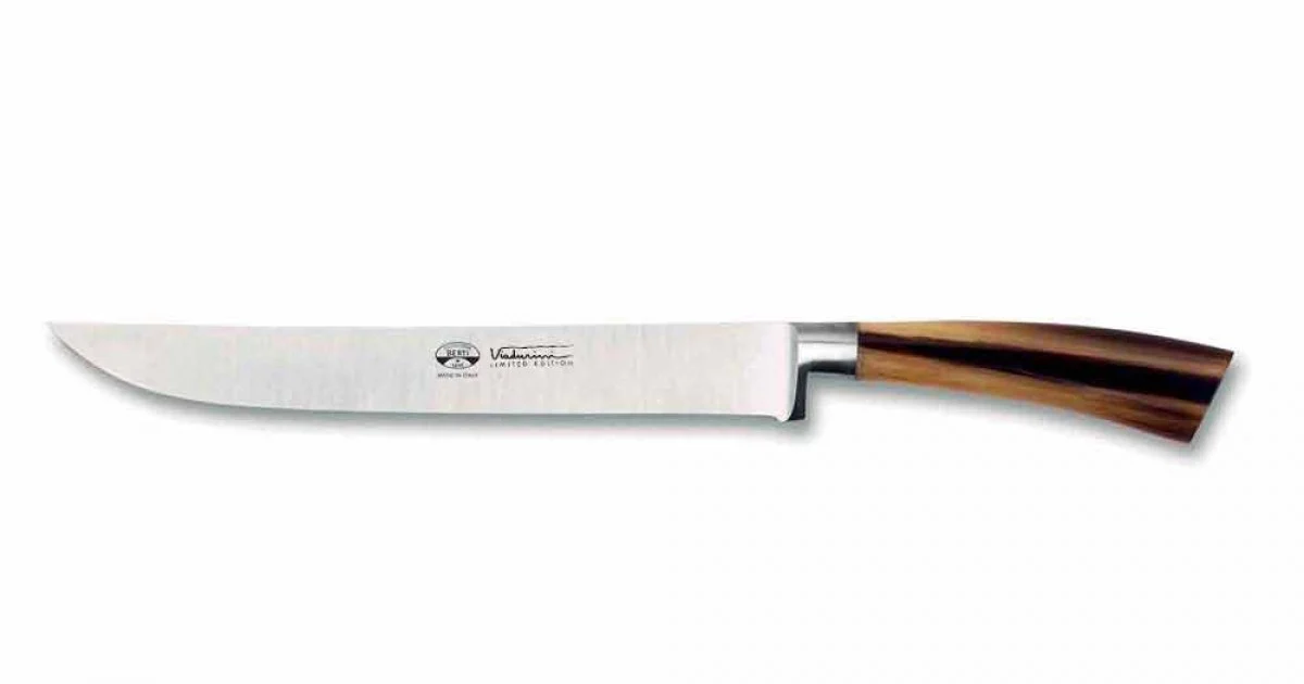 Coltello da Arrosto Insieme con Ceppo, Berti in Esclusiva per Viadurini - Giovo