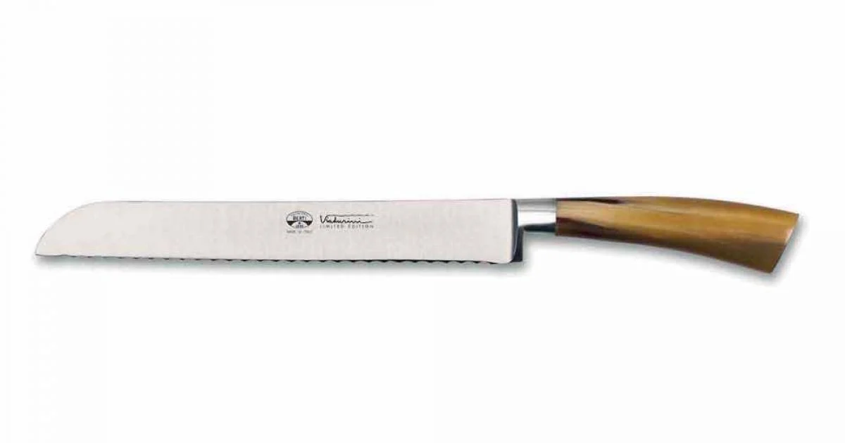 Coltello da Pane Punta Seghettata, Berti Esclusiva per Viadurini - Novafeltria
