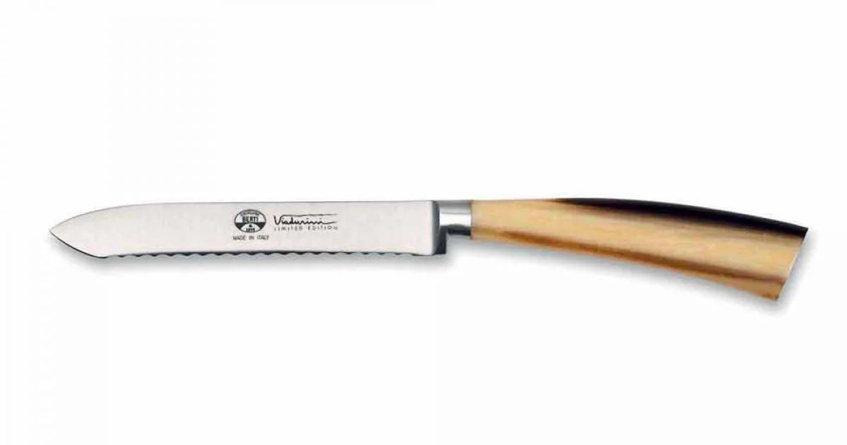 Coltello da Pomodoro con Lama Dentata Berti in Esclusiva per Viadurni - Botero