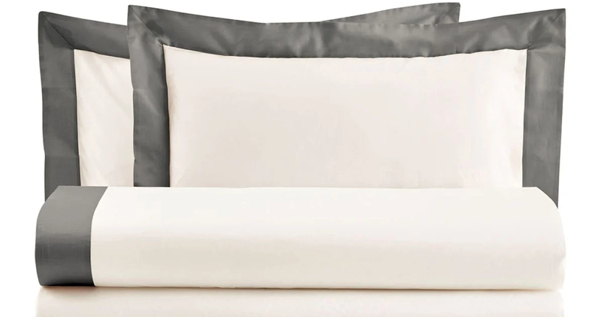 Completo Letto Matrimoniale in 100% Cotone e 10% Raso di Cotone - Dettaglio