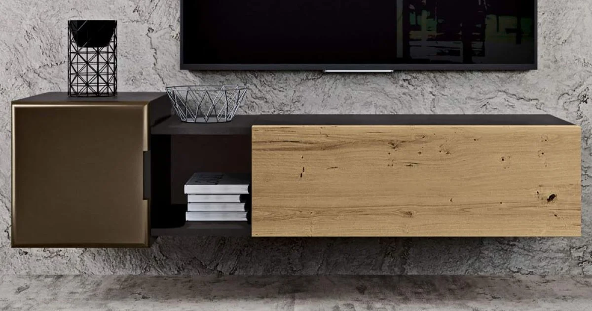 Composizione a Parete per la Zona Living di Design Moderno Made in Italy - Margit