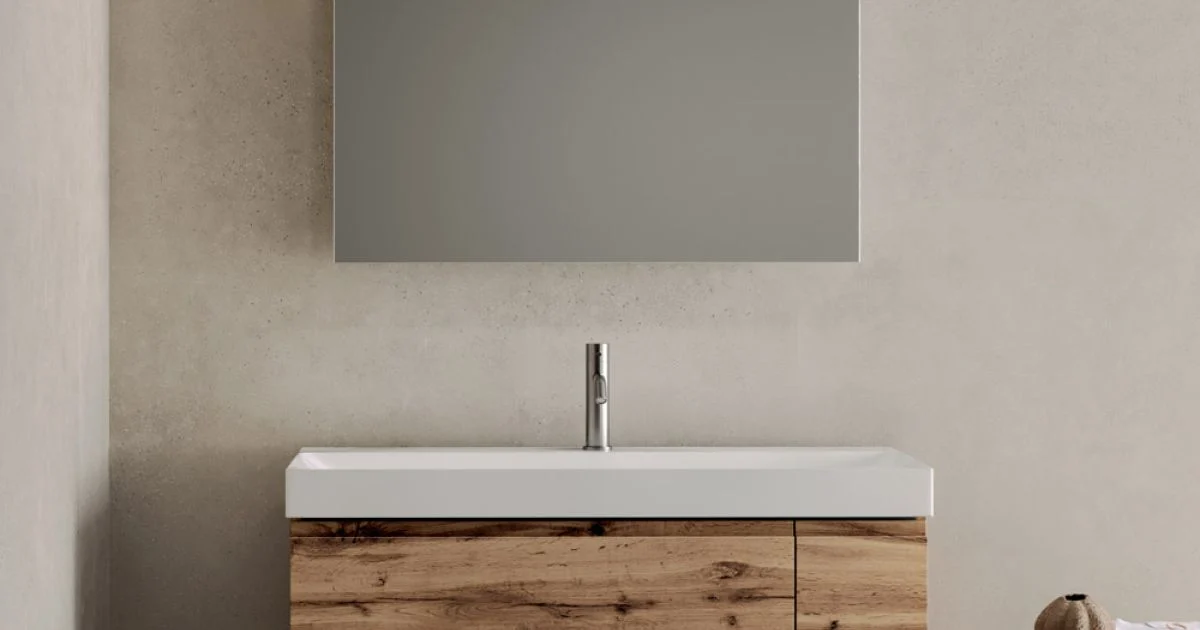 Composizione Bagno Comprensiva di Base con 2 Cassetti e 1 Anta Quercia - Titan