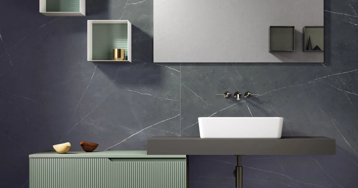 Composizione Bagno con Specchio e Pensili in Metallo Made in Italy - Efesto