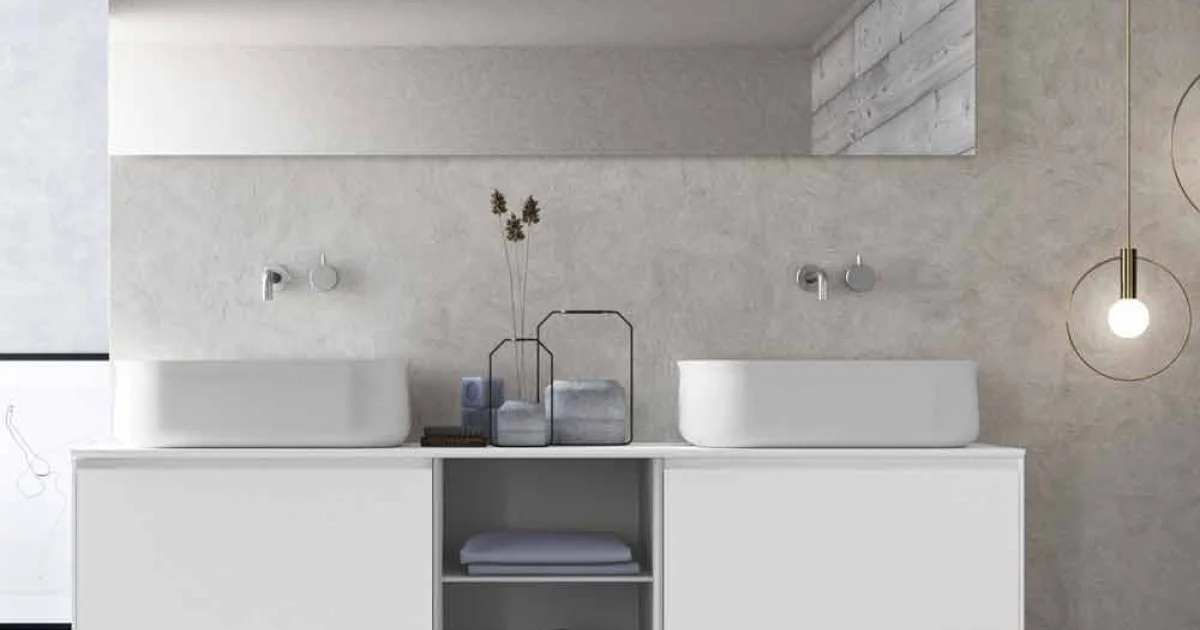 Composizione da Bagno dal Design Moderno a Sospensione Made in Italy - Callisi14