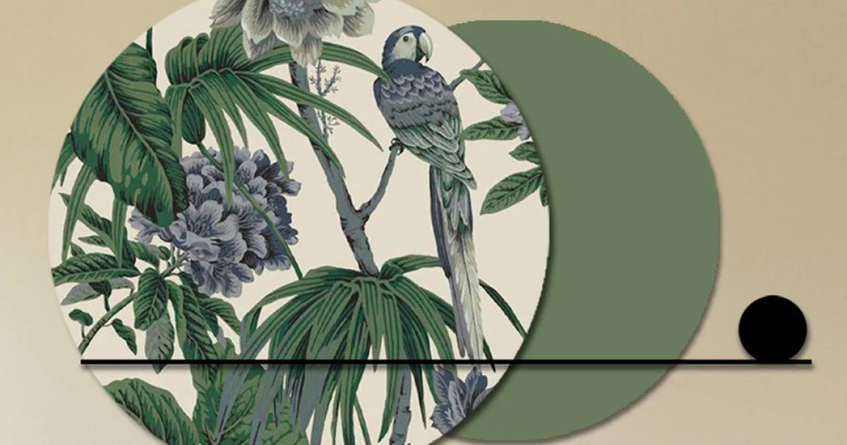 Composizione di Quadri in Legno con Stampa Tropicale Made in Italy - Giamaica