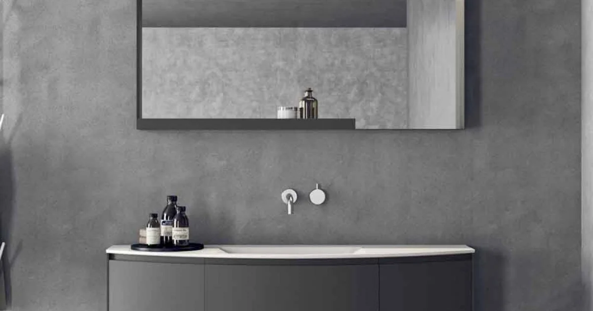 Composizione Mobili d’Arredo per il Bagno Sospesi dal Design Moderno - Callisi3