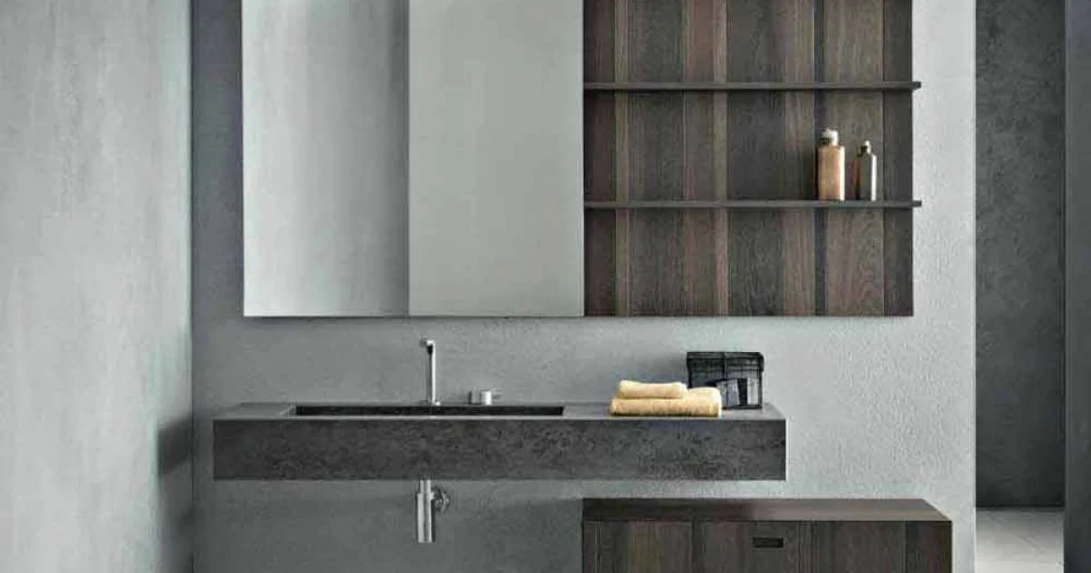 Composizione per Bagno Sospesa e dal Design Moderno Made in Italy - Farart9