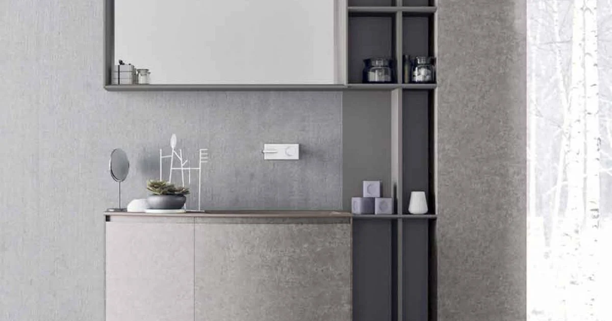 Composizione per il Bagno, Design Moderno Italiano a Sospesione - Callisi10