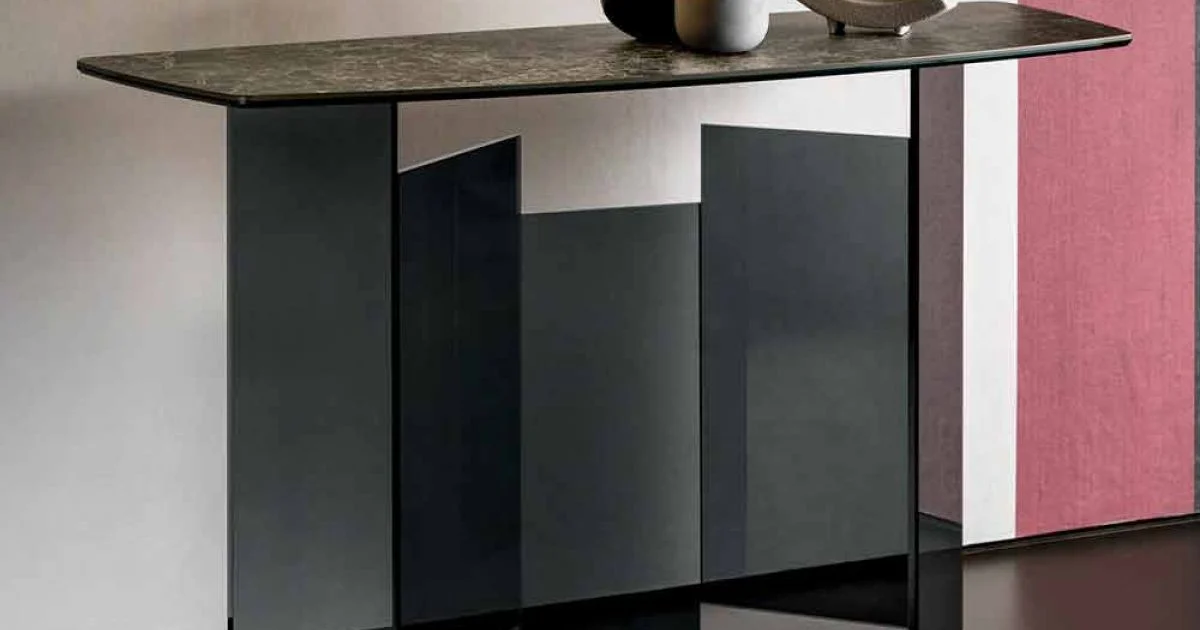 Consolle da Salotto di Design in Ceramica e Vetro Made in Italy – Random