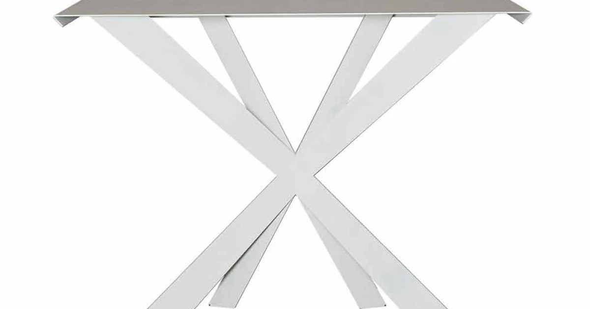 Consolle da Salotto o Ingresso in Ferro Colorato Made in Italy – Zecchina