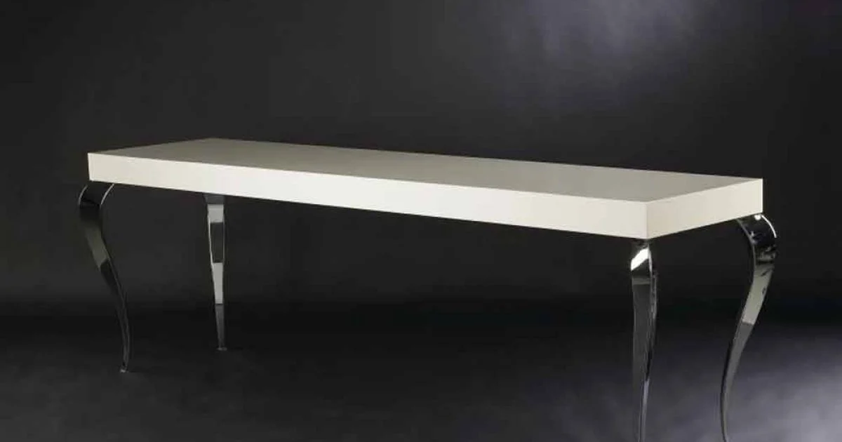 Consolle di design a quattro gambe in MDF e acciaio Luigi