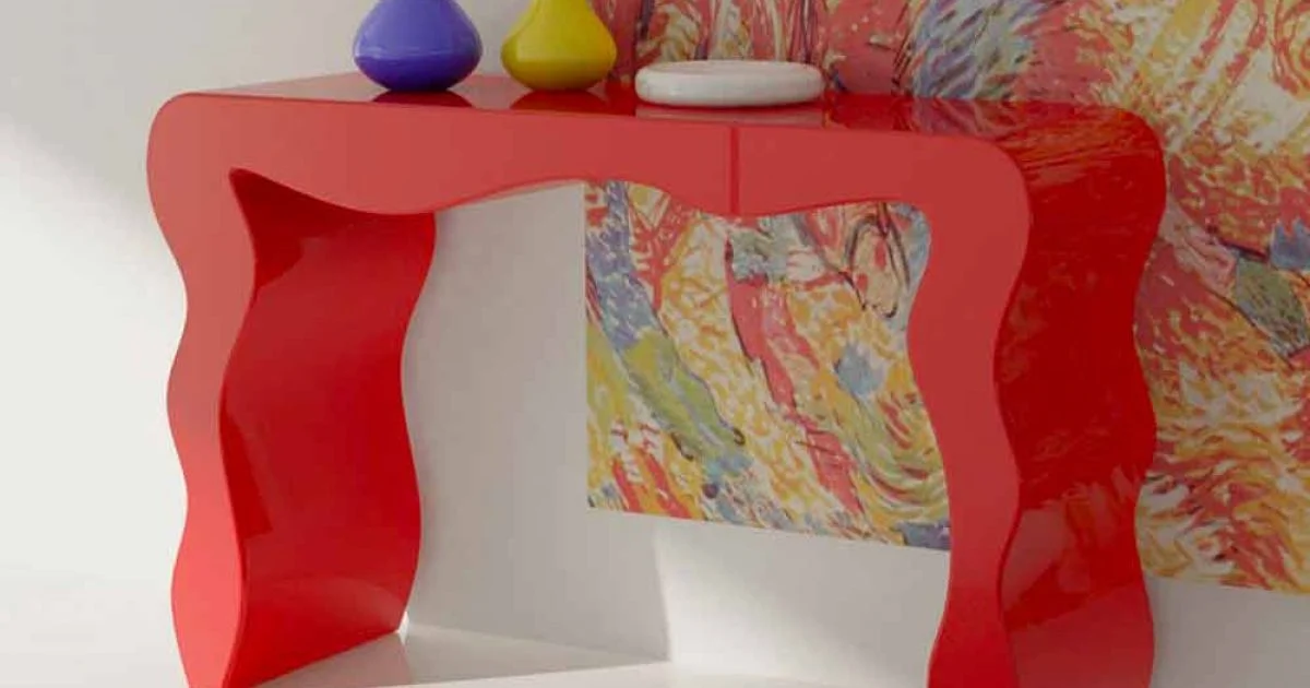 Consolle di moderno design realizzata in Italia, Wow