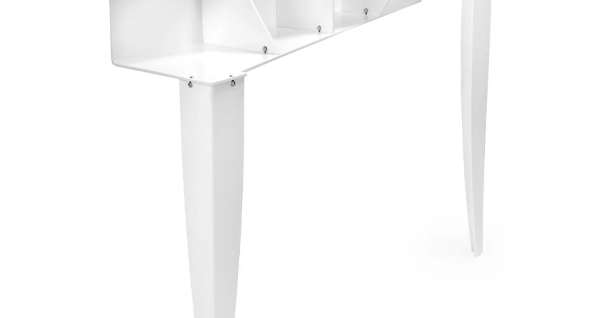Consolle Fissa con 4 Vani Porta Oggetti in PMMA Made in Italy - Aladdin