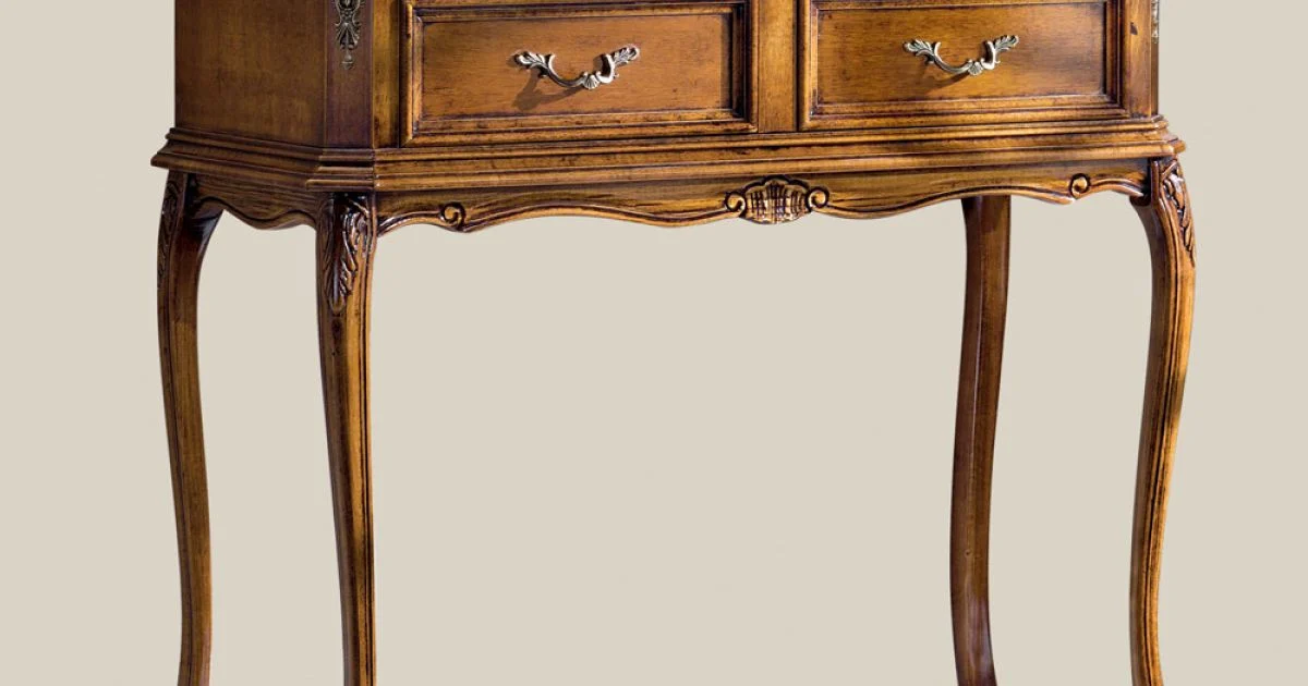 Consolle Ingresso Classica in Legno con Cassetti Made in Italy - Richard