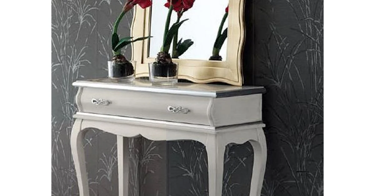 Consolle Ingresso Classica in Legno con Cassetto Made in Italy - Hastings