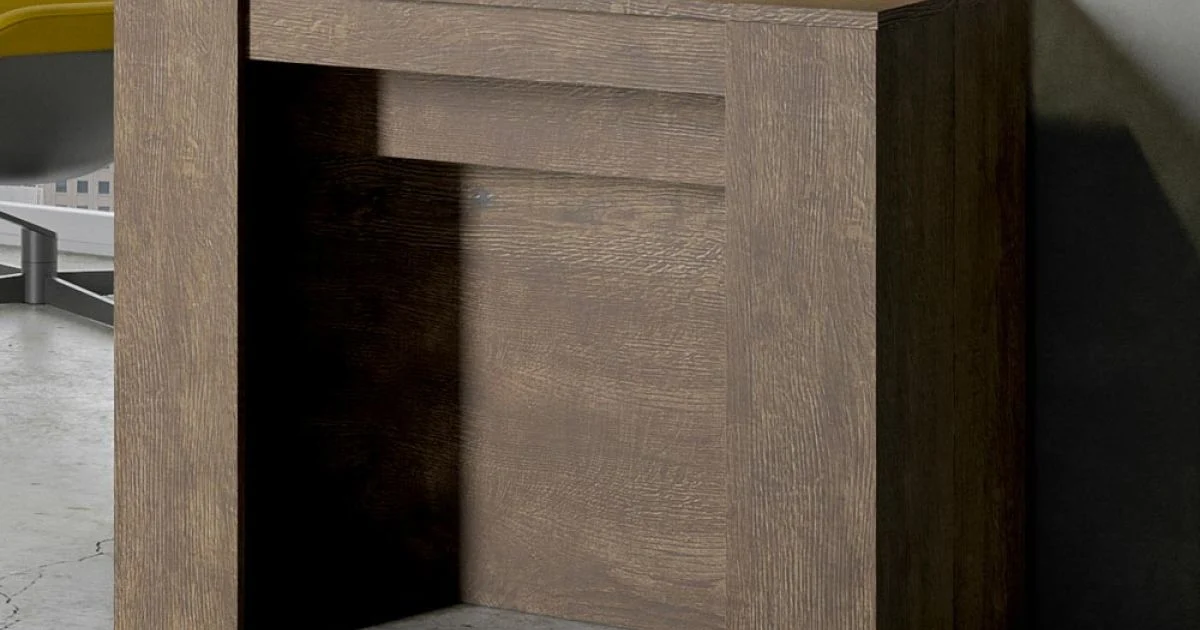 Consolle Moderna Allungabile 296 cm in Legno Nobilitato Made in Italy - Ariella