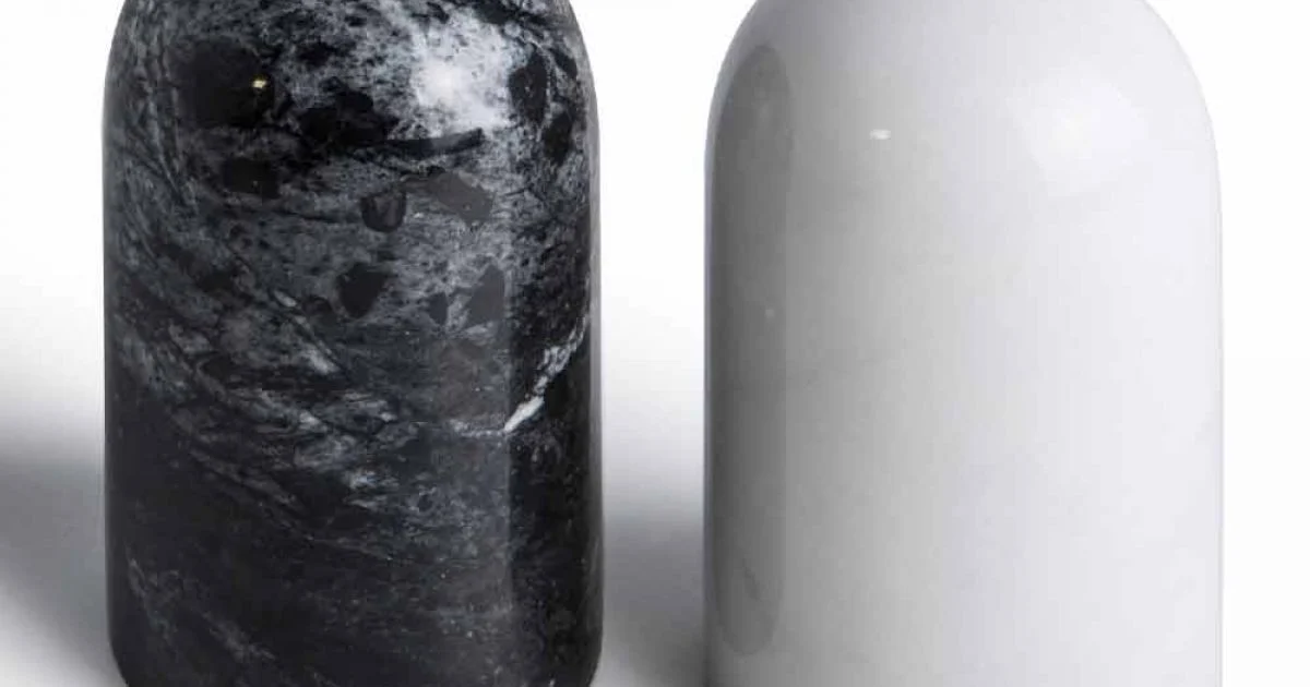 Contenitori Sale e Pepe in Marmo di Carrara e Marquinia Made in Italy - Xino