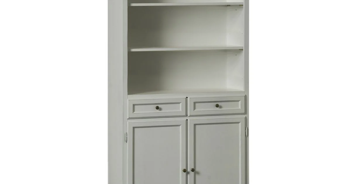 Credenza con 2 Ante, 2 Cassetti e 2 Ripiani a Giorno Made in Italy - Camene