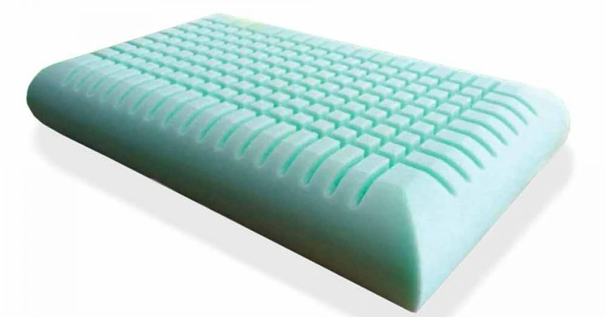 Cuscino Ergonomico in Memory Foam Alto 12 cm Prodotto in Italia, 2 Pezzi – Cool