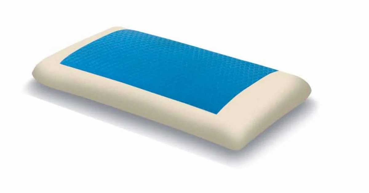 Cuscino Ergonomico in Memory Idrogel Alto 13 cm Made in Italy, 2 Pezzi – Pretty