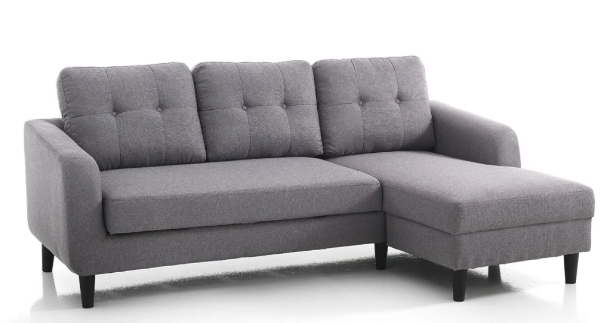 Divano con Elemento Letto a Scomparsa Sotto la Seduta - Nickel