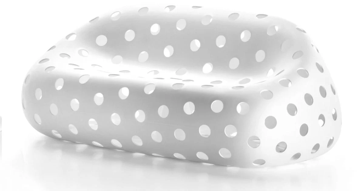 Divano Luminoso da Esterno in Polietilene con LED Made in Italy - Asso
