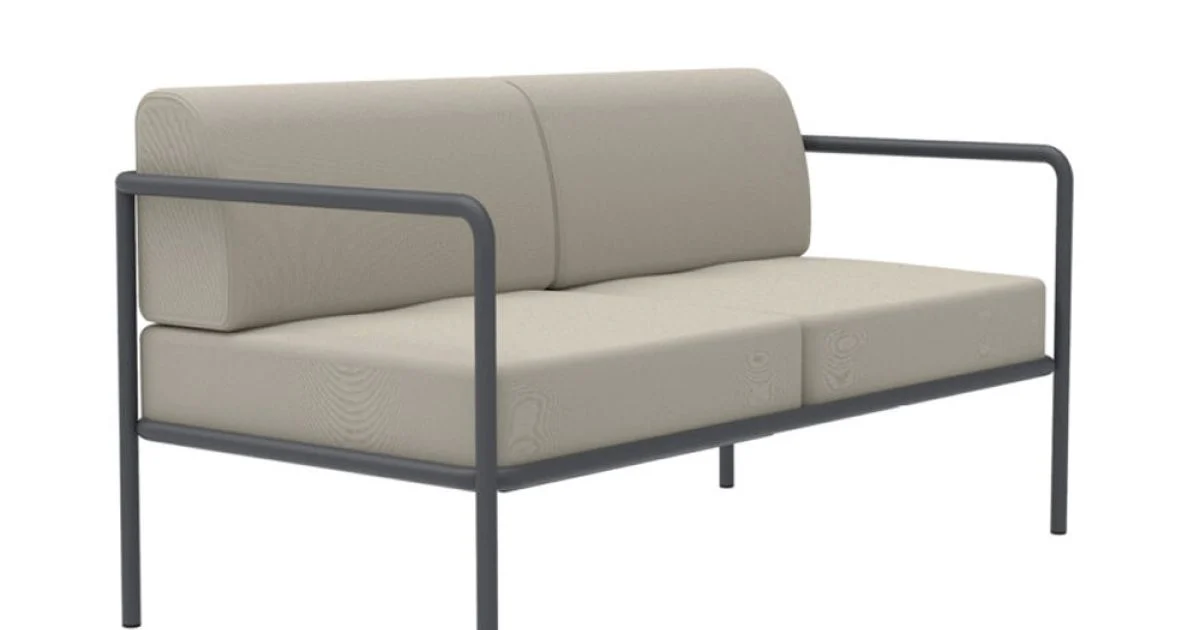 Divano Outdoor in Acciaio Varie Misure e Cuscini Realizzato in Italia – Arwen
