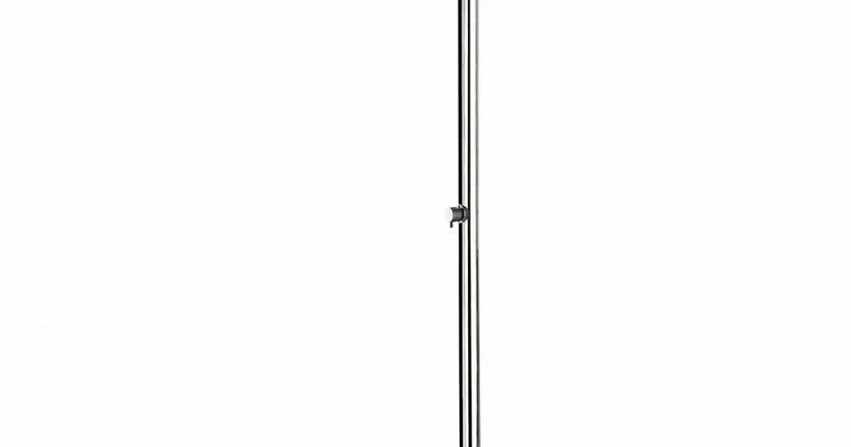 Doccia Esterna in Acciaio Inox Cromato con Miscelatore Made in Italy - Modeo