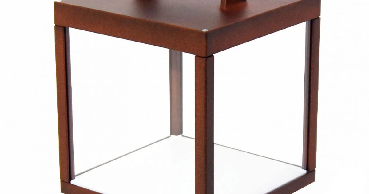 Faretto Led Decorativo da Esterno in Alluminio Bianco o Corten - Bettina