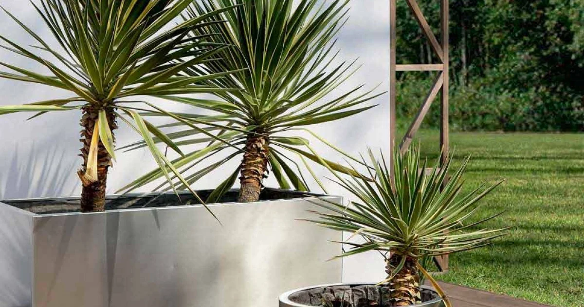 Fioriera Tonda o Rettangolare da Giardino Design in Acciaio Made in Italy - Philly