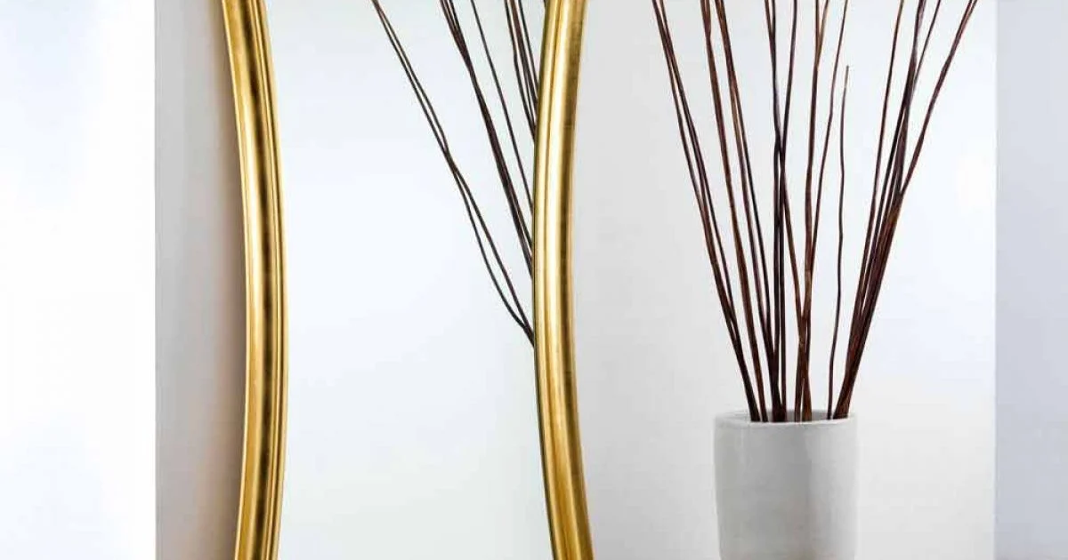 Grande specchiera da terra / muro design moderno Heart, 110x197 cm