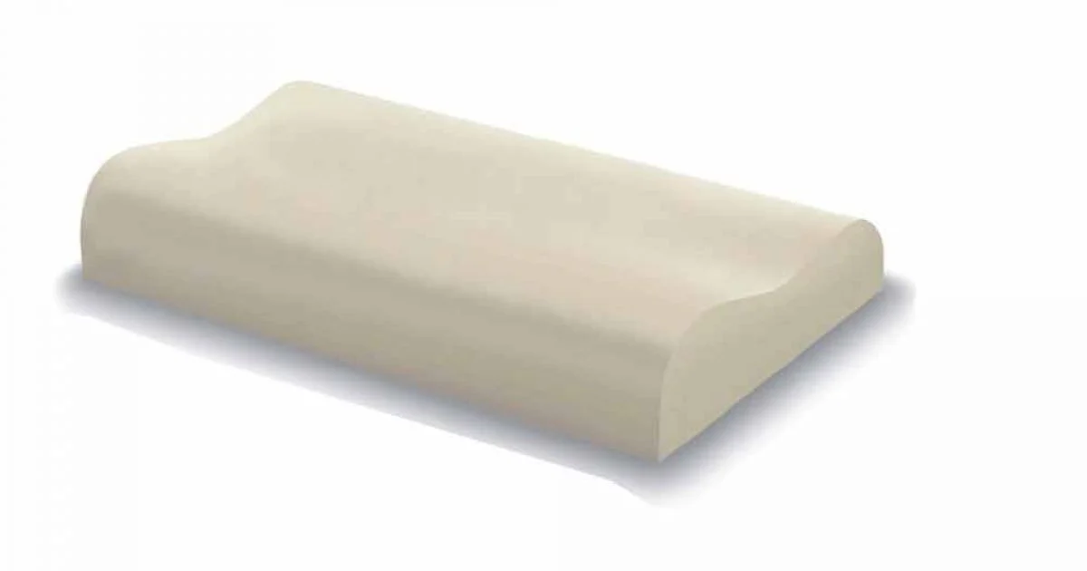 Guanciale a Doppia Onda in Memory Foam Alto 10 cm Made in Italy, 2 Pezzi – Nimes
