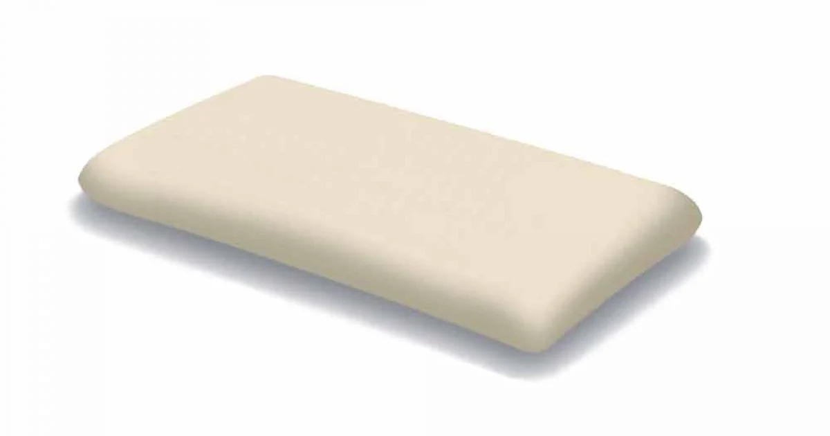 Guanciale Ergonomico in Memory Foam Alto 11 cm Made in Italy, 2 Pezzi– Gelsomino