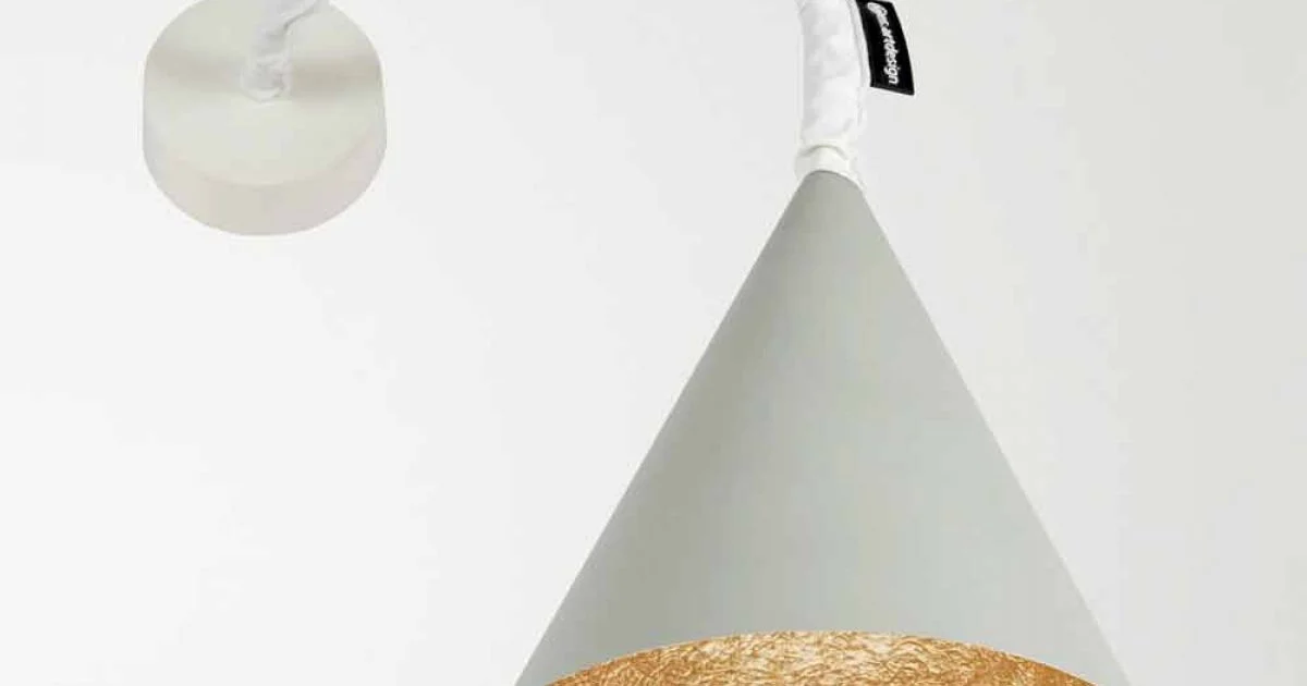 Lampada a muro di design In-es.artdesign Jazz a Cemento verniciata