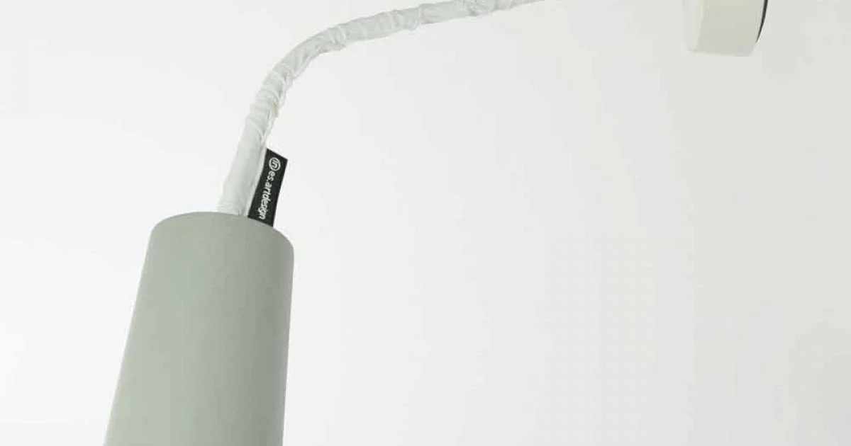 Lampada a muro di design In-es.artdesign Paint a Cemento verniciata