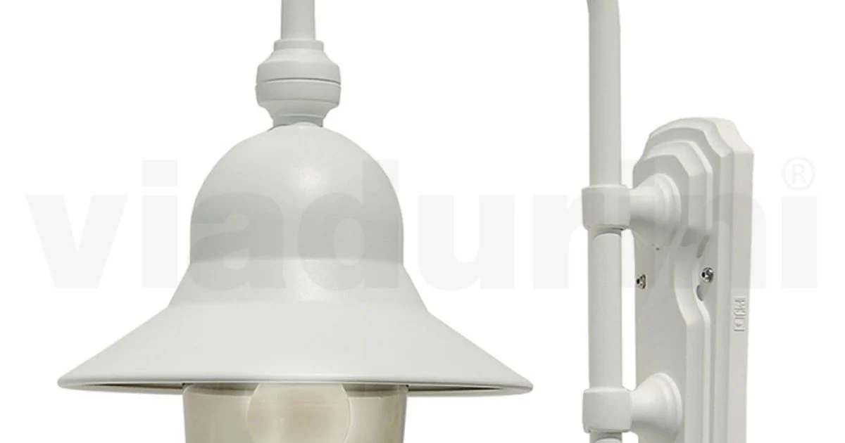 Lampada a Parete da Esterno Vintage in Alluminio Made in Italy - Cassandra