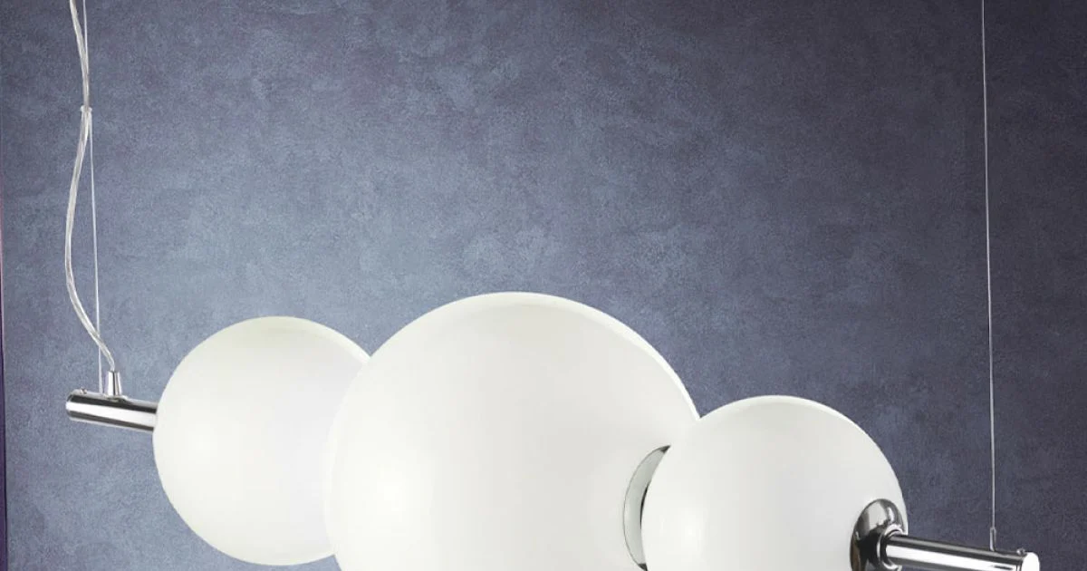 Lampada a Sospensione Artigianale in Vetro Veneziano Incamiciato - Jupiter