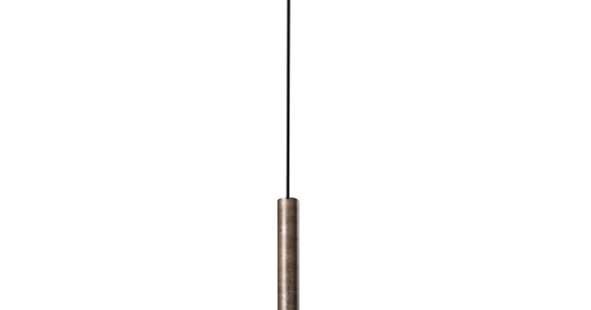 Lampada a sospensione cilindrica Ø4 Girasoli Il Fanale, made in Italy