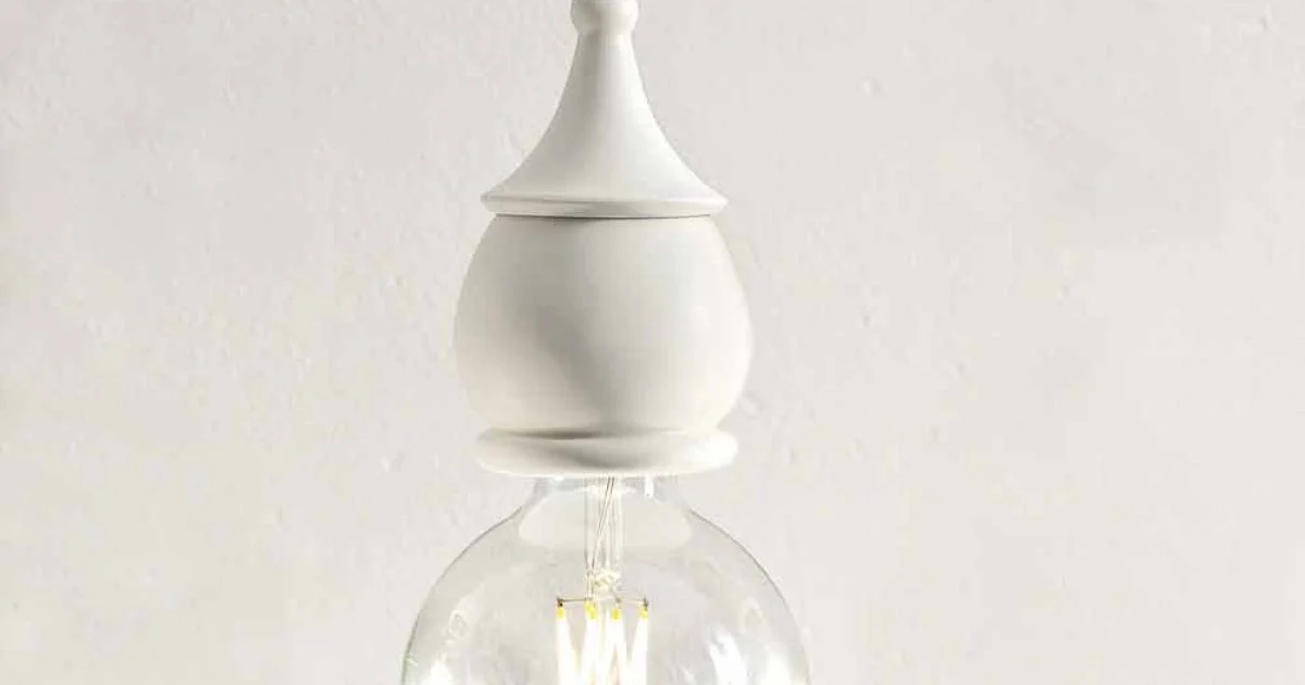 Lampada a Sospensione Shabby Chic in Ceramica – Fate Aldo Bernardi