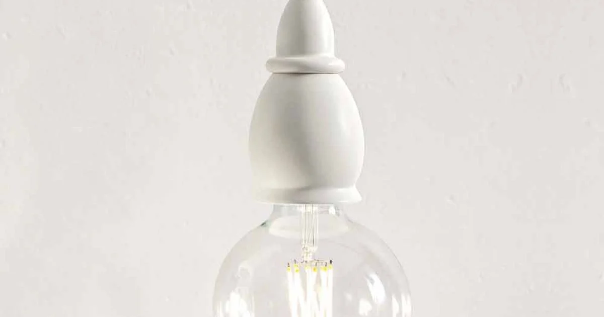 Lampada a Sospensione Shabby in Ceramica Made in Italy – Fate by Aldo Bernardi