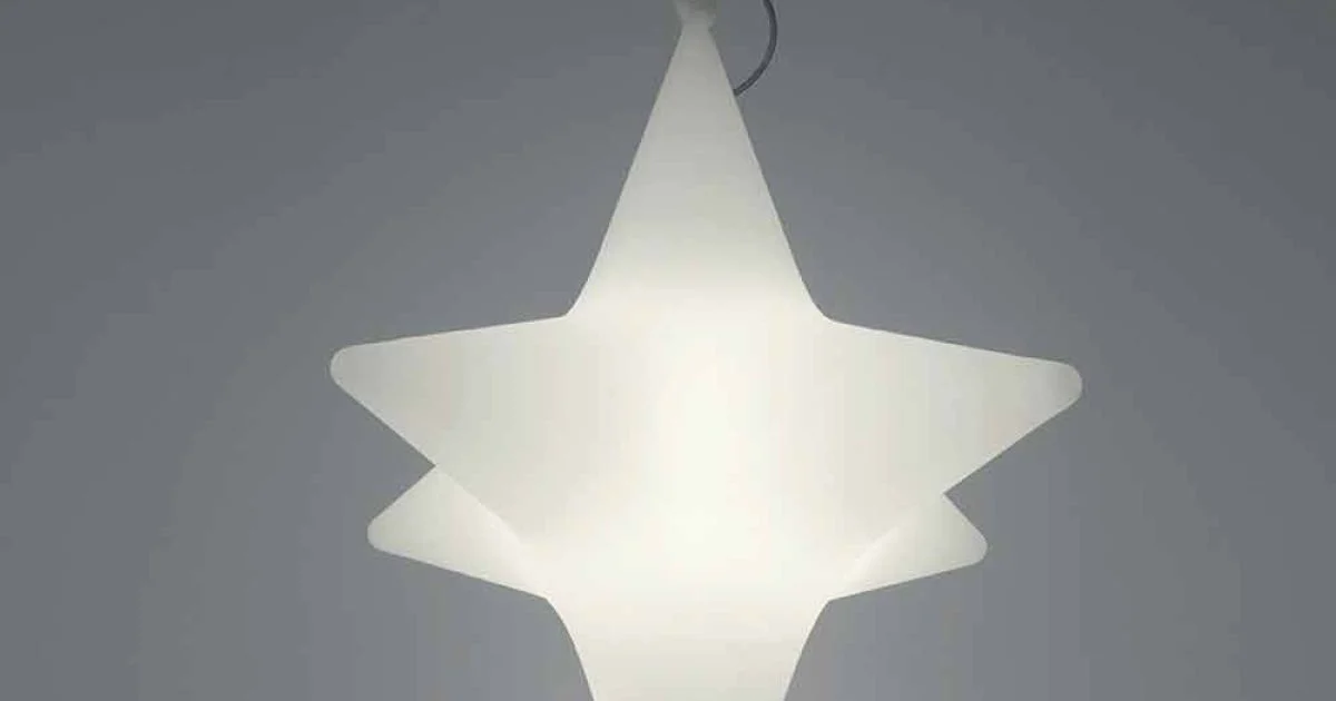 Lampada a Sospensione LED a Forma di Stella da Interno Design di Slide - Sirio
