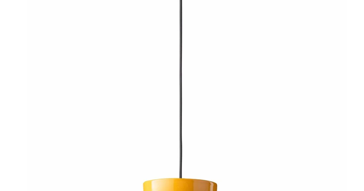 Lampada a Sospensione in Ceramica Bicolor Made in Italy - Corcovado
