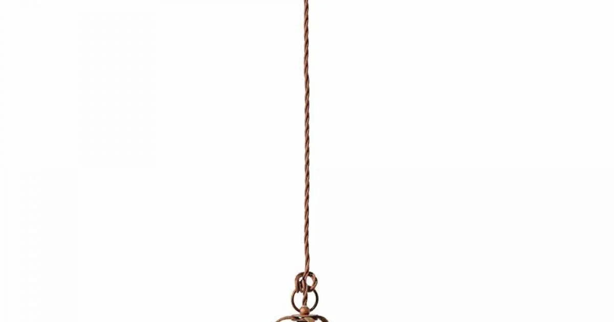 Lampada a sospensione in ceramica e metallo country Emily Ferroluce