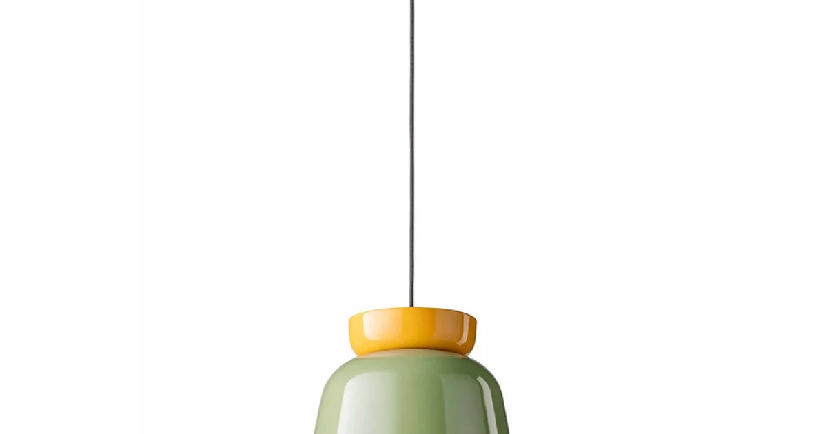 Lampada a Sospensione in Ceramica e Vetro Made in Italy - Corcovado