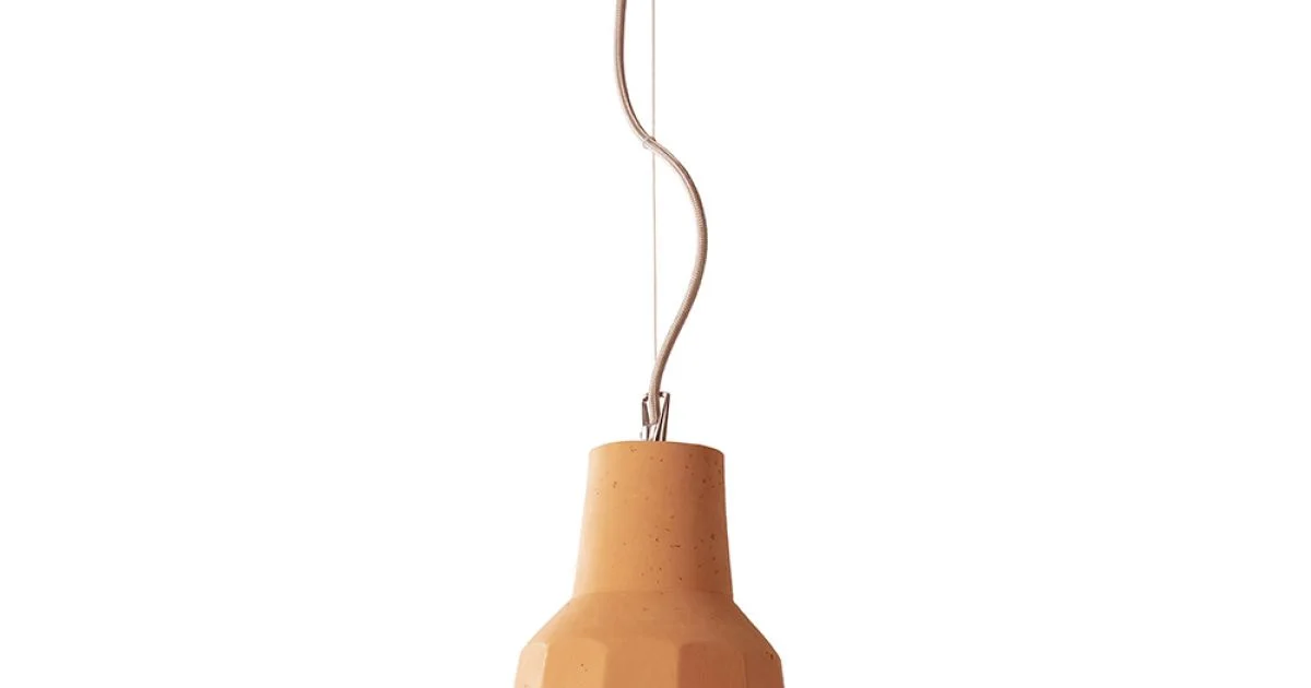 Lampada a Sospensione in Maiolica Toscana Fatta a Mano in Italia - Toscot Rossi