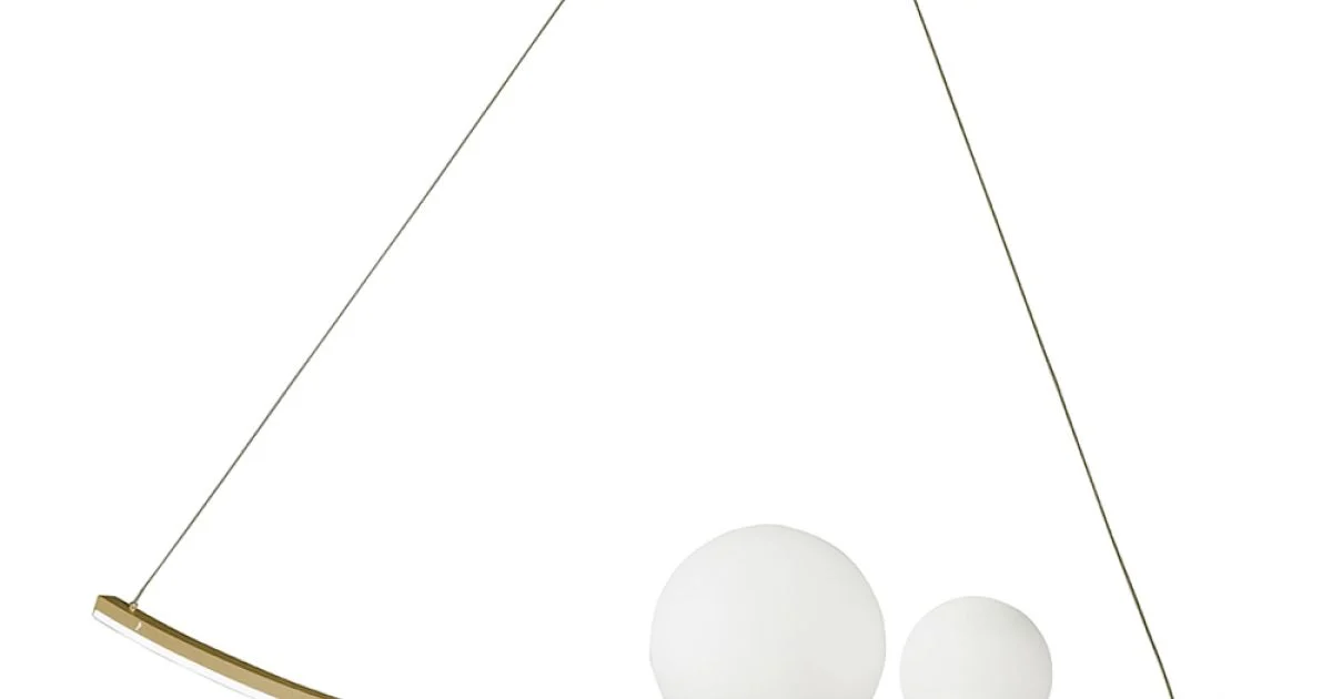 Lampada a Sospensione in Metallo Verniciato e Vetro Soffiato - Pernice
