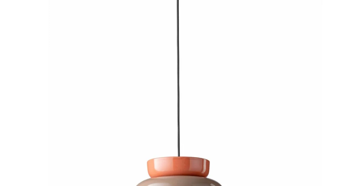 Lampada a Sospensione Realizzata in Ceramica Colorata Made in Italy - Corcovado