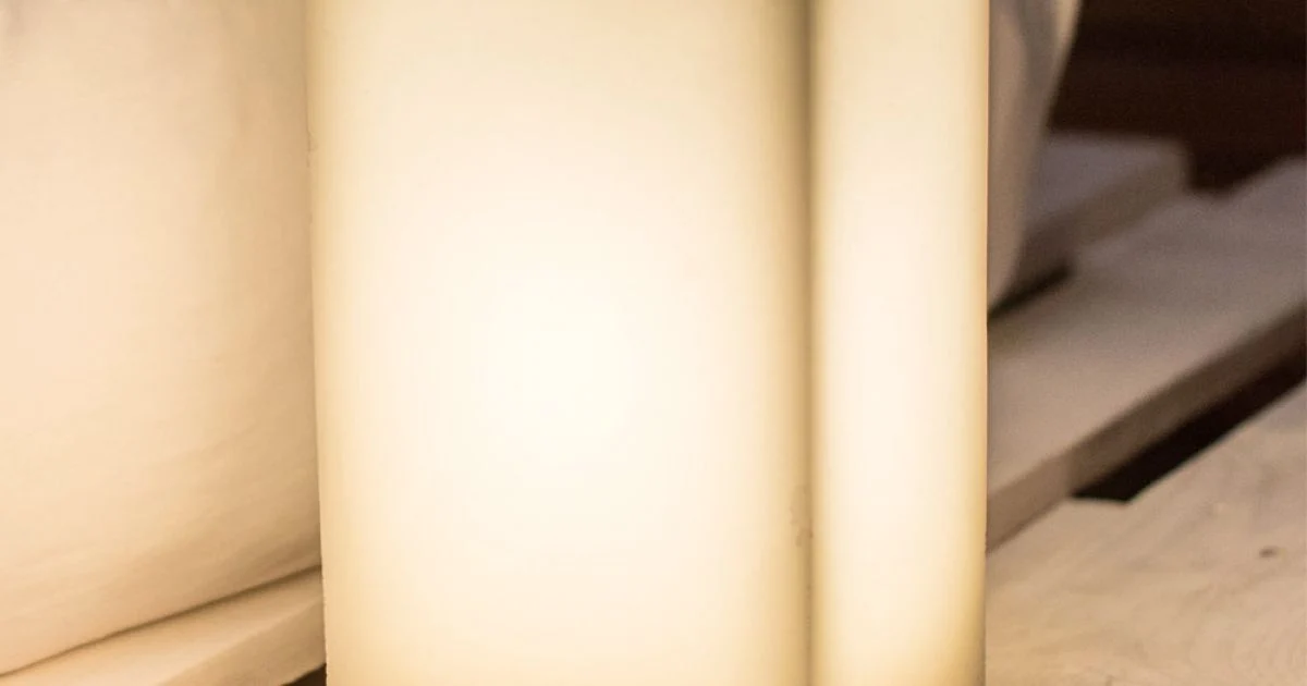 Lampada Abat-jour in Cera Profumata di Diversi Colori Made in Italy - Dalila