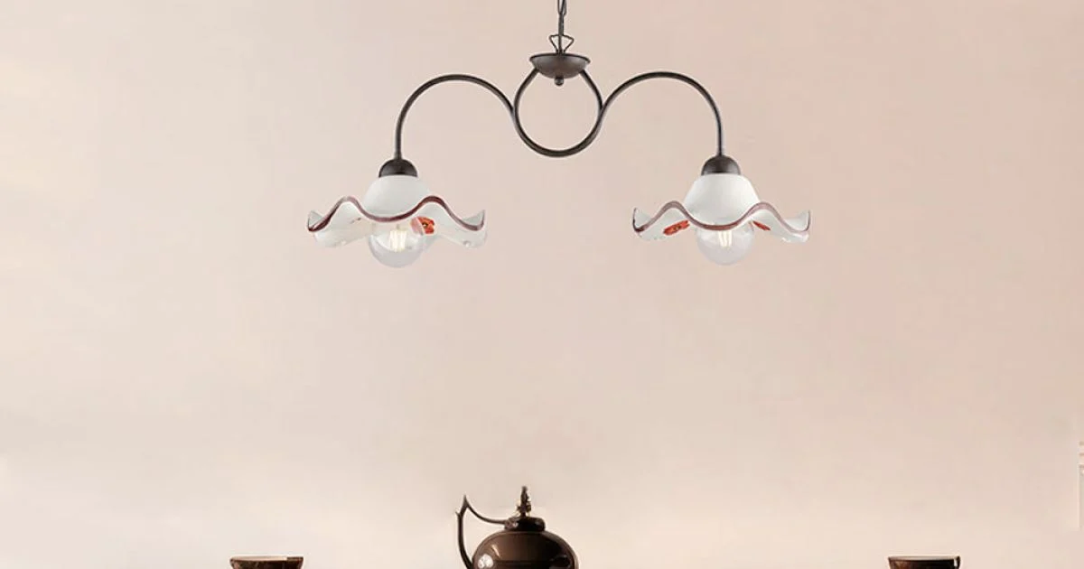 Lampada Artigianale in ceramica e Metallo Made in Italy per Soggiorno e Camera - Merope
